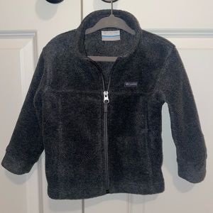 Columbia 2T charcoal gray Columbia Fleece Jacket